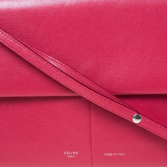 CÉLINE Folded Clutch - Berry - Picture 7 of 12